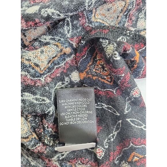 Torrid Black Argyle Print Open Front Short Sleeve Cardigan Womens Sz 1X - Picture 9 of 9